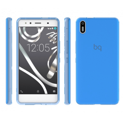 Blue Gummy BQ Aquaris X5 Hülle