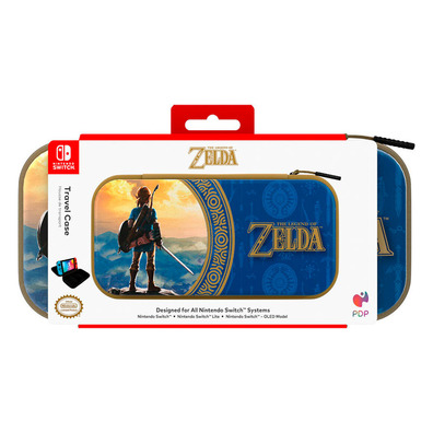 Funda Switch PDP Deluxe Travel The Legend of Zelda-Hyrule Blue