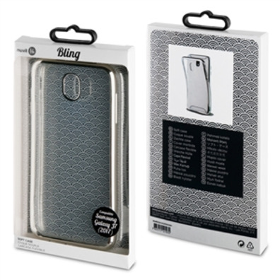 Case tpu frame schwarz bling für Samsung galaxy j7 2017 muvit life