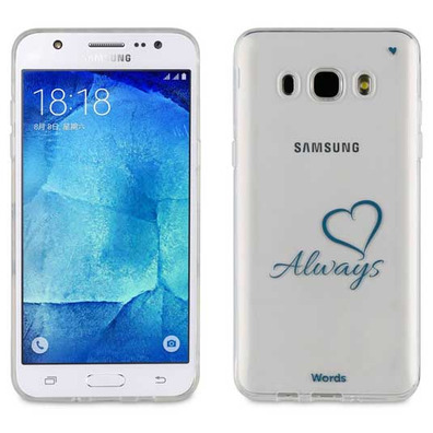 TPU Transparent Cover Always Samsung Galaxy J5 2016 Words