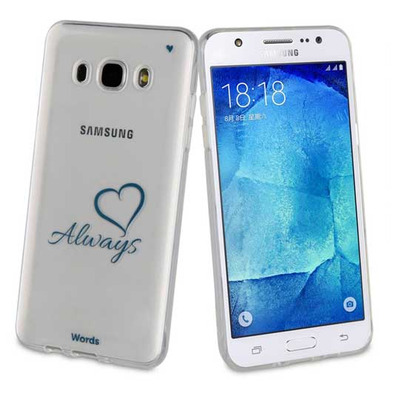 TPU Transparent Cover Always Samsung Galaxy J5 2016 Words
