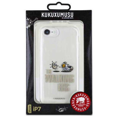TPU Transparent Cover The Walking Egg iPhone 7/6s/6 Kukuxumusu