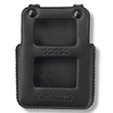 Black Lather Case For Sansa E100