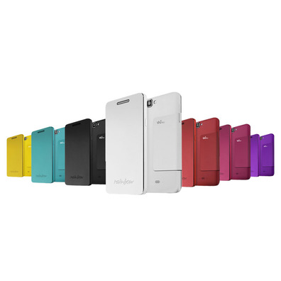 Flip Cover Wiko Rainbow Gelb