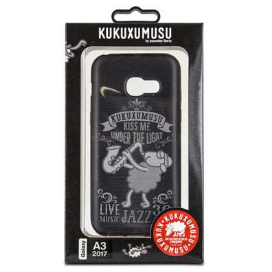TPU Black Cover Bildot Sax Samsung Galaxy A3 2017 Kukuxumusu