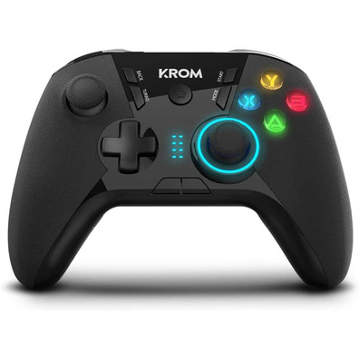 Gamepad Krom Kloud Wireless Negro PC/Switch/Android/iOS