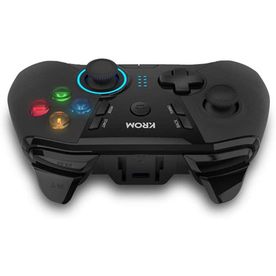 Gamepad Krom Kloud Wireless Negro PC/Switch/Android/iOS