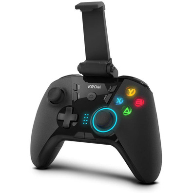 Gamepad Krom Kloud Wireless Negro PC/Switch/Android/iOS