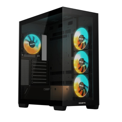 C500 Panoramic Stealth ATX Schwarz