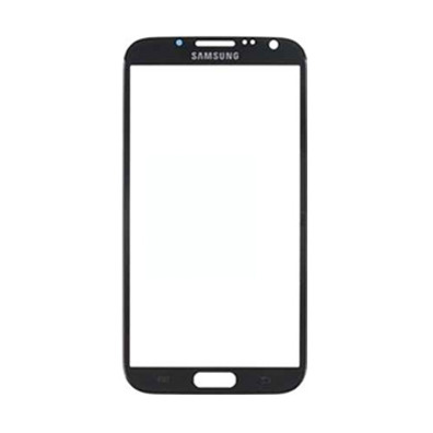 Front Glass for Samsung Galaxy Note 2 Schwarz / Grün