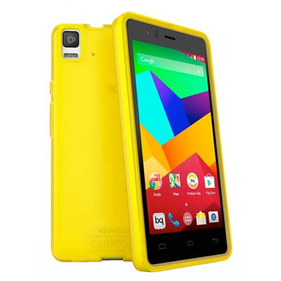 Gummie Case BQ Aquaris E5S/E5 4G Yellow