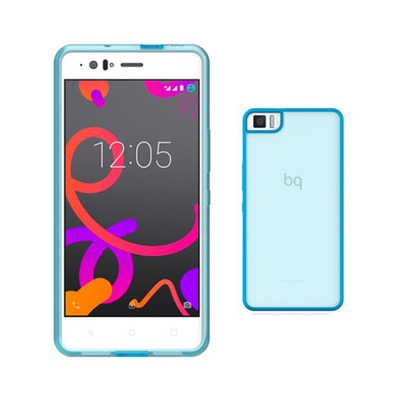 Gummy Case Bq Aquaris M5 Pink