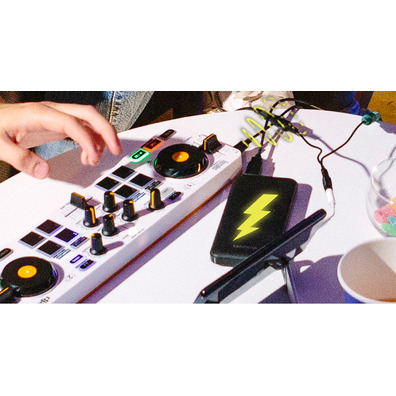 Hercules DJControl Mix-Controladora DJ Inalámbrica Bluetooth para Smartphones