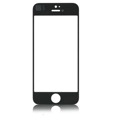 iPhone 5/5S/5C/SE Front Glas Schwarz