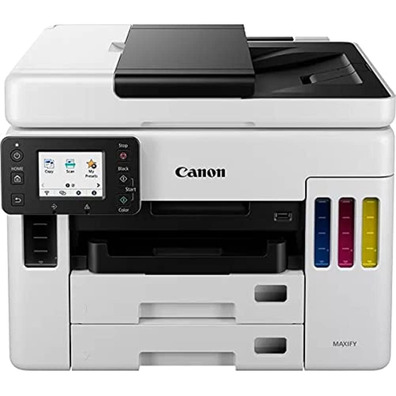 Impresora Multifunción Canon Maxify GX7050 Megatank Wifi/Fax/Dúplex Blanca