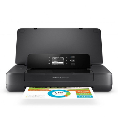 Impresora Portátil HP Officejet 200 Wifi Negra