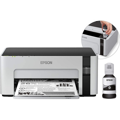 Impresora Recargable Epson Ecotank ET-M1120 WiFi Blanca