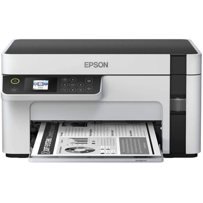 Impresora Recargable Monokromo Multifunción Epson Ecotank ET-M2120 WiFi Blanca