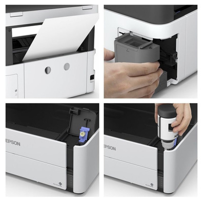 Impresora Recargable Monokromo Multifunción Epson Ecotank ET-M2140 Dúplex Gris