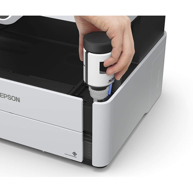 Impresora Recargable Monokromo Multifunción Epson Ecotank ET-M3140 Fax/Dúplex Blanca