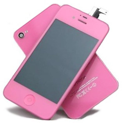 Reparatur Full Conversion Kit for iPhone 4 Pink