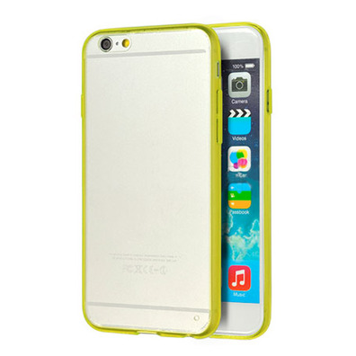 Transparent yellow  TPU case for iPhone 6   4,7"