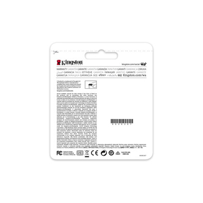 Kingston 128gb microsdxc canvas select 80r cl10 uhs-i single