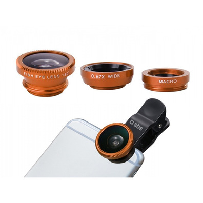 Lens Kit 3 in 1 universal for smarphone SBS