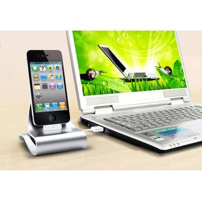 Stand Konnet iCrado Plus Silver for iPhone