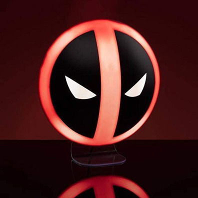 Lámpara decorativa Paladone Marvel Deadpool Logo Licht USB