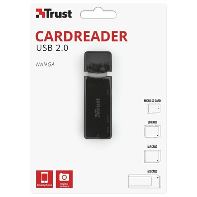 Lector de Tarjetas Externo Trust Nanga 21934 USB 2.0