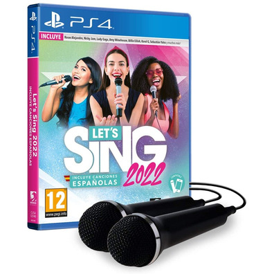 Let' s Sing 2022 + 2 Micrófonos PS4