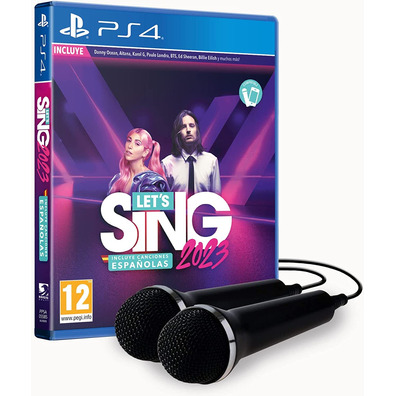 Let' s Sing 2023 + 2 Micrófonos PS4