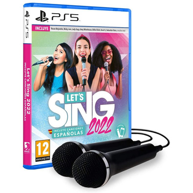 Let' s Sings 2022 + 2 Micrófonos PS5