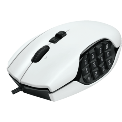 Logitech G600 MMO Gaming Mouse Weiss