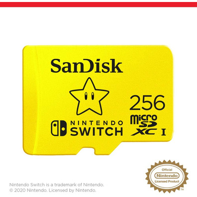 Memoria MicroSDXC 256GB Sandisk Switch