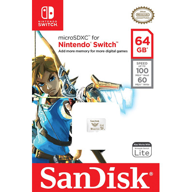 Memoria MicroSDXC 64GB Sandisk Switch