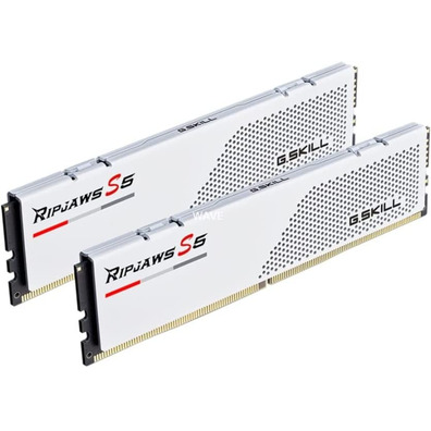 Memoria RAM G. Skill Ripbacken S5 32GB (2x16GB) 6000 MHz DDR5 Blanco