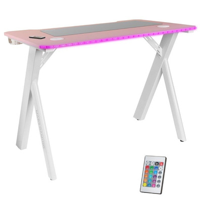 Mesa Gaming Mars Gaming MGD100RGB 100x60x74 cm Rosa