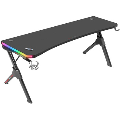 Mesa Gaming Mars Gaming RGB XL Schwarz 160x60 cm