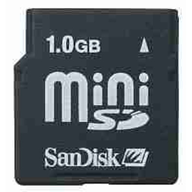 Secure Digital miniSD Sandisk 1Gb