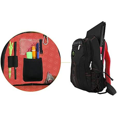 Mochila Portátil 17 '' Keep Out BK7GXL Negro/Rojo