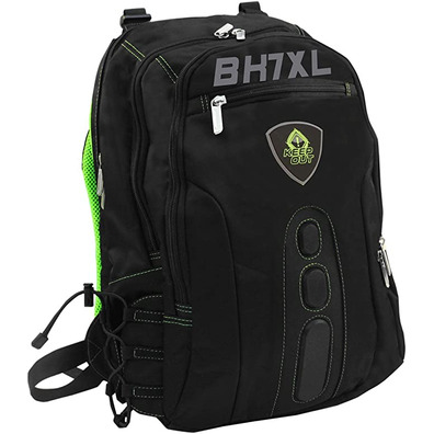 Mochila Portátil 17 '' Keep Out BK7GXL Negro/Verde