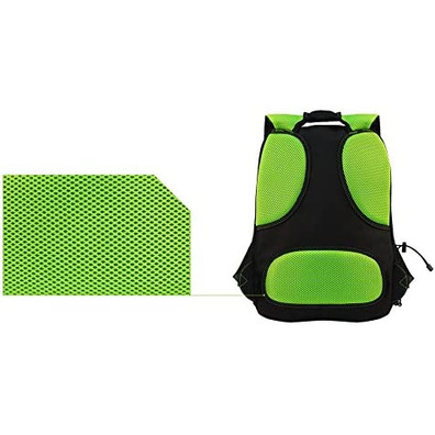 Mochila Portátil 17 '' Keep Out BK7GXL Negro/Verde