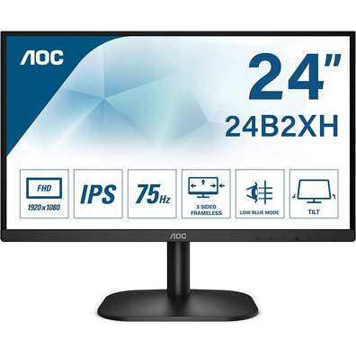 Monitor AOC 24B2XH/EU 23.8 " Full HD Negro