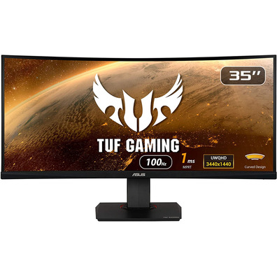 ASUS TUF Monitor Gaming VG35VQ Curvo HD LED 35 "Schwarz