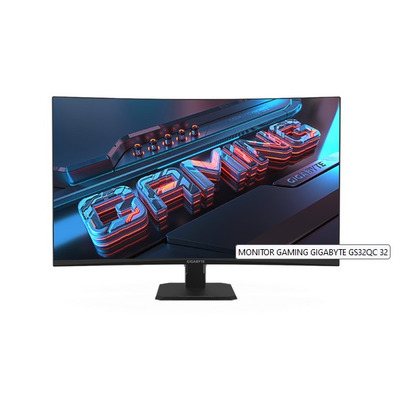 Monitor Gaming Gigabyte GS32QC 31.5 " Quad HD, LCD, Negro