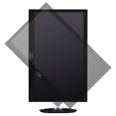 Monitor Philips IPS 27" Regelmäßig in der Höhe (schwarz)
