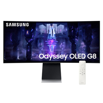 Monitor Ultrapanorámico Curvo Samsung Odyssey G8 S34BG850SU 34 " OLED/175Hz