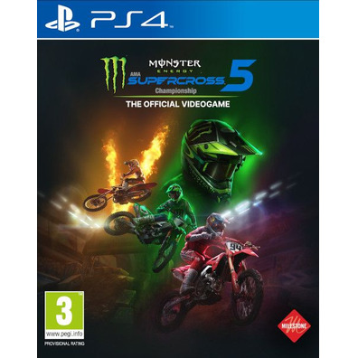 Monster Energy Supercross 5: Das Oficial Videospiel PS4